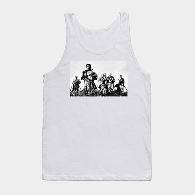 Seven Samurai Tank Top by tomasoverbai